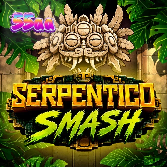 Interface do slot Serpentico Smash com temática de ruínas antigas